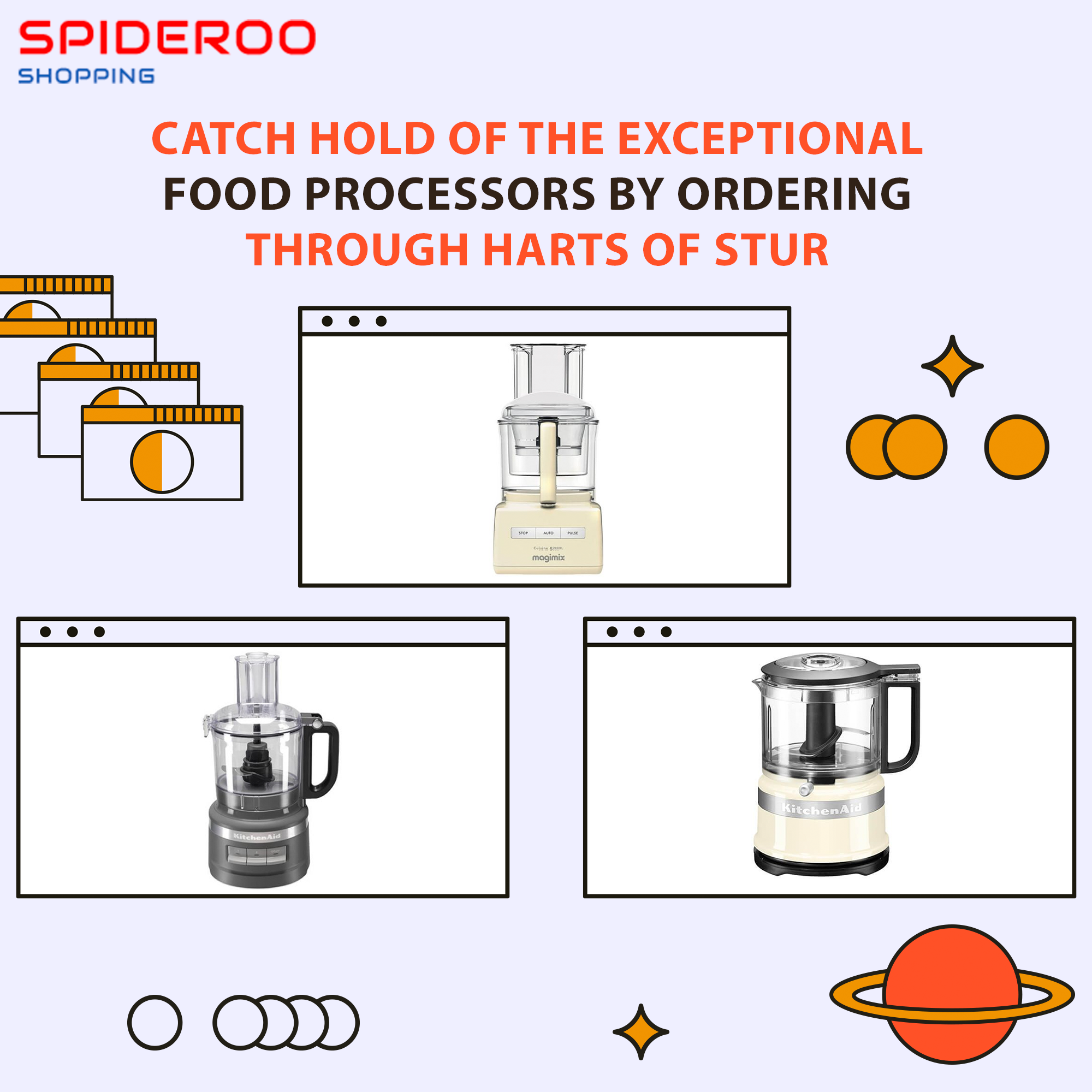Catch Hold Of The Exceptional Food Processors By Ordering Through Harts