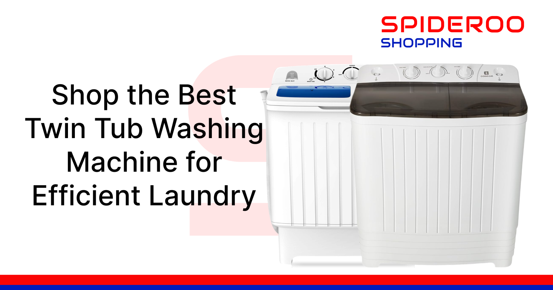 Twin Tub Washing Machine Convenient and Efficient Laundry