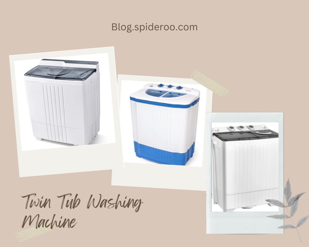 Twin Tub Washing Machine Convenient and Efficient Laundry